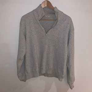 Brandy Melville/John Galt heather gray sweatshirt